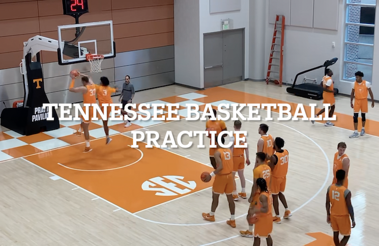 Tennessee basketball practice highlights