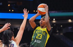 Jordan Horston with the Seattle Storm