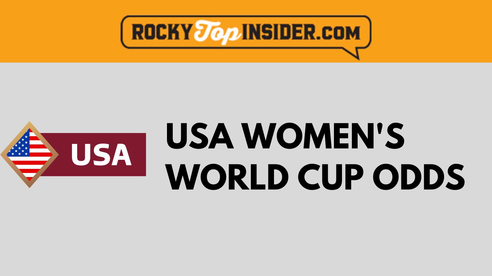 USA Women's World Cup Odds Americans Favored To Win Title