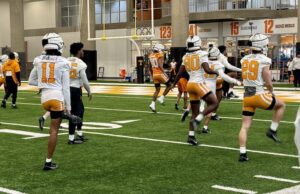 Tennessee Football, WR Chris Brazzell II No. 11. Photo via RTI.