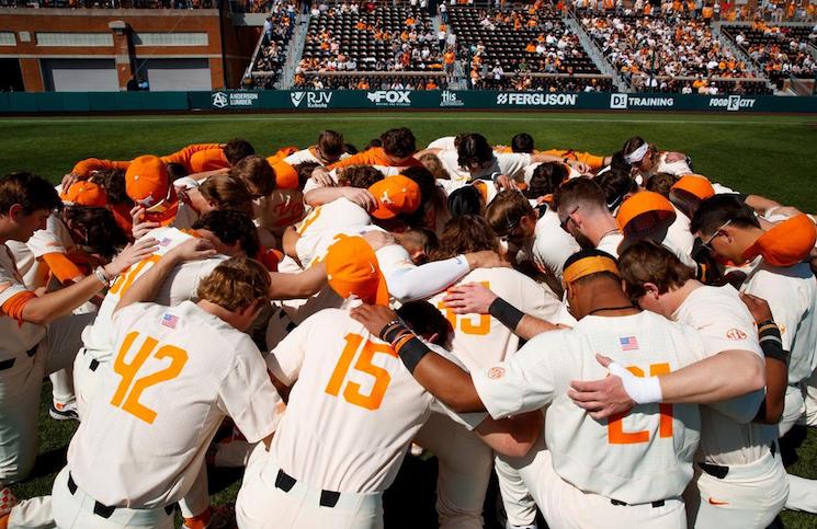 WATCH: Dalton Knecht Throws First Pitch Ahead of Tennessee Baseball vs ...