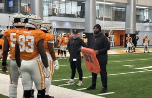 Tennessee Football practice