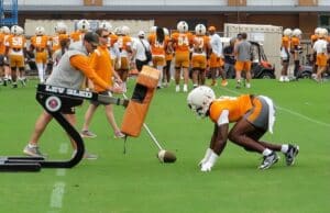 Tennessee Football practice highlights